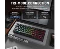 Attack Shark X68PRO HE Wireless Rapid Trigger 8kHz/128kHz Poron czarna 6972792471068 - 1349534 - zdjęcie 4